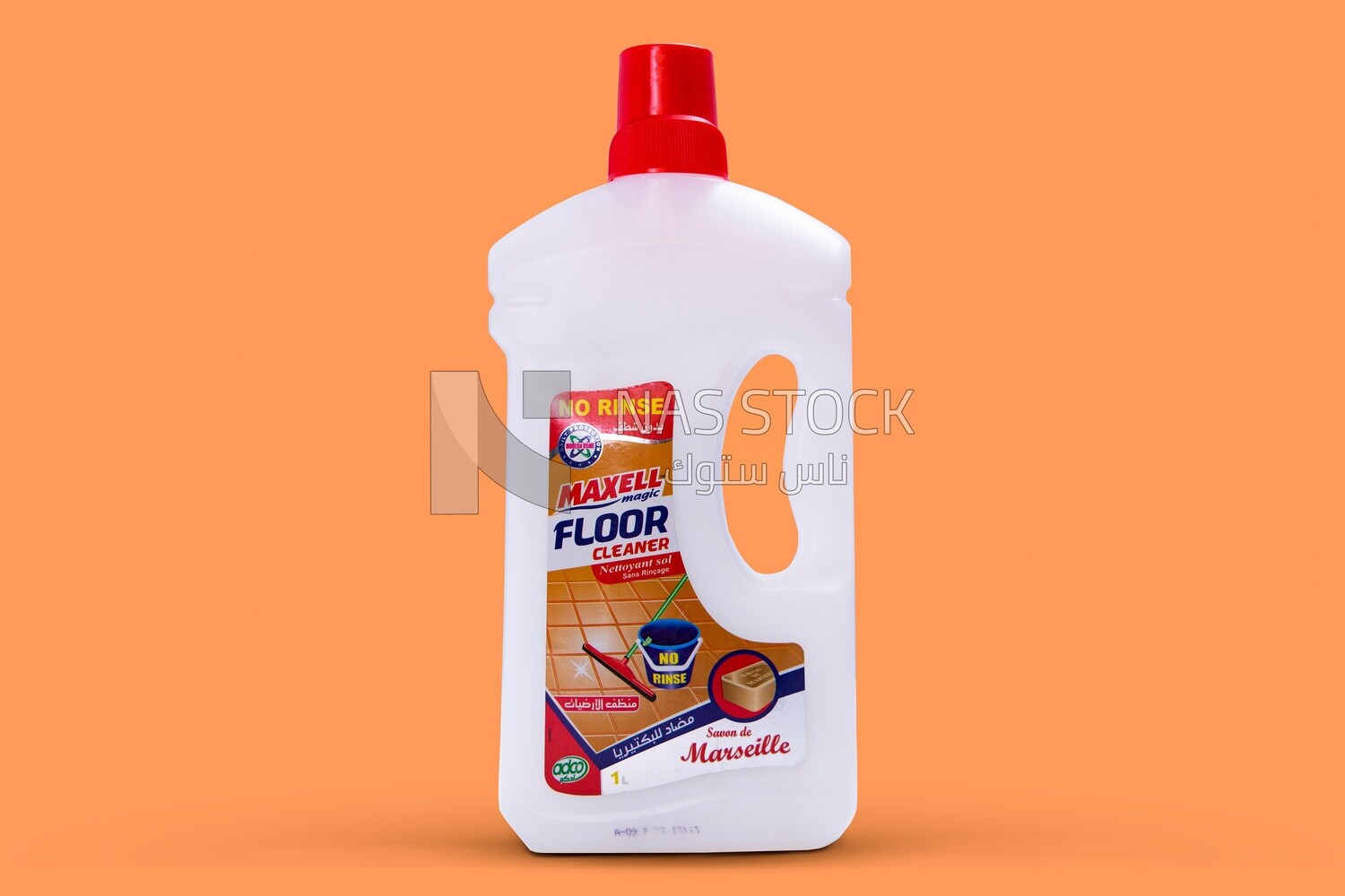 Bottle of cleaning product, cleaning and disinfection