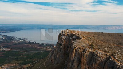 drone footage of the city of Nazareth from away,  Palestine, History of Palestine, tourism in Palestine, landscape
