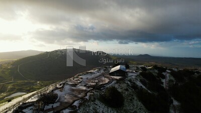 drone footage of the Golan Heights and the Sea of Galilee, Palestine, History of Palestine, tourism in Palestine, landscape