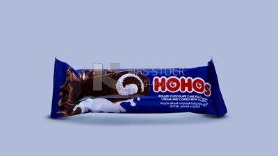 Hohos chocolate cake roll, delicious chocolate sweets