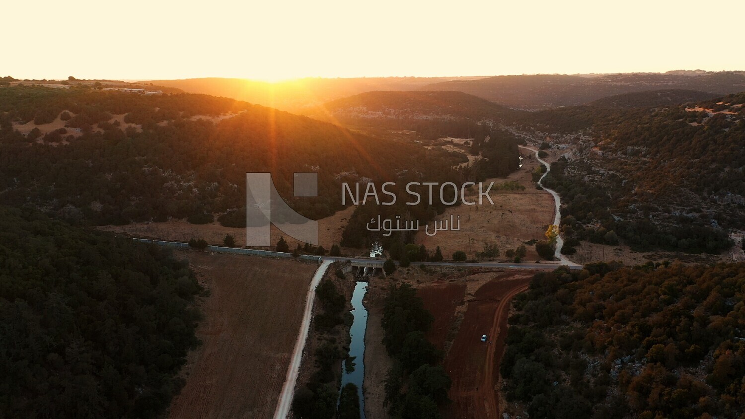 drone footage shows the view of Jebel Akhdar in Libya, landmarks in Libya