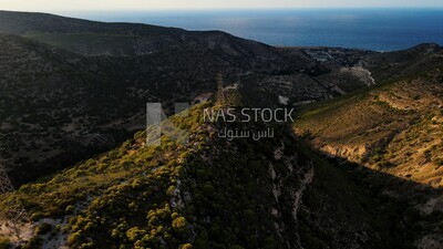 drone footage shows the view of Jebel Akhdar in Libya, landmarks in Libya