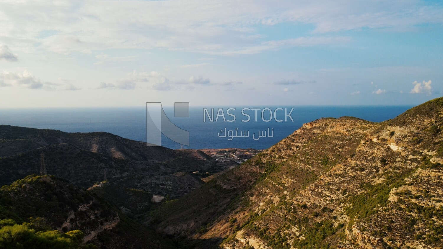 drone footage shows the view of Jebel Akhdar in Libya, landmarks in Libya