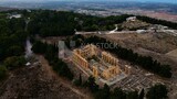 drone footage of the Temple of Zeus, Cyrene, Libya, history of Libya, landmarks in Libya