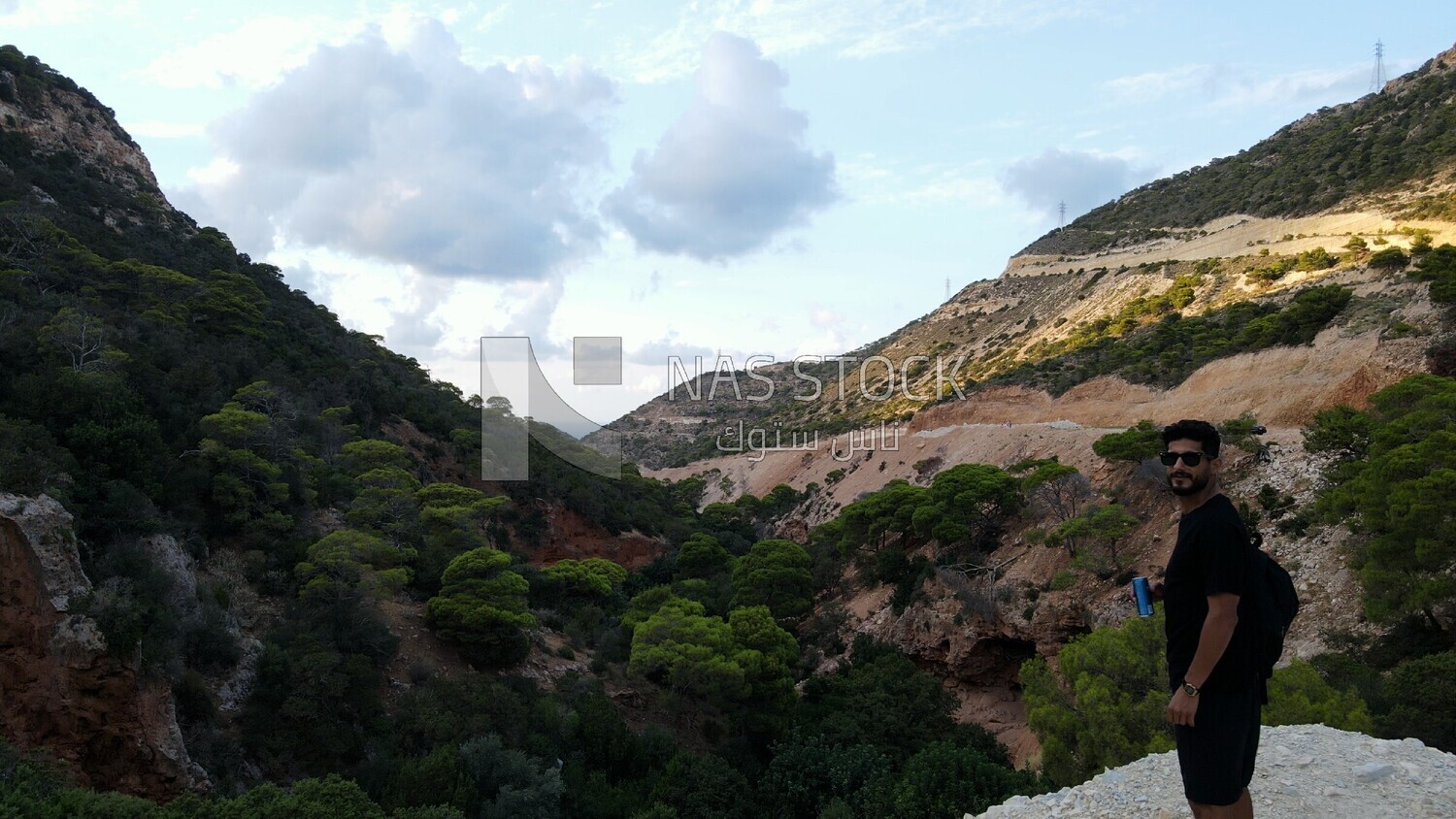 drone footage shows the view of Jebel Akhdar in Libya, landmarks in Libya