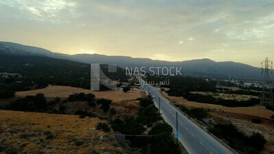 drone footage shows a high road in Libya,Libya, history of Libya, landmarks in Libya