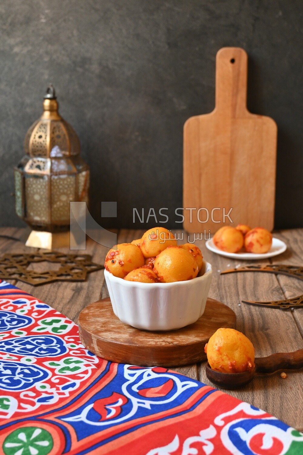 Bowl of Pickled lemon, Egyptian pickles, Arab restaurants