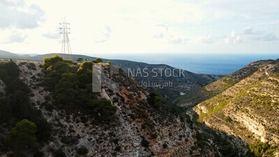 drone footage shows the view of Jebel Akhdar in Libya, landmarks in Libya