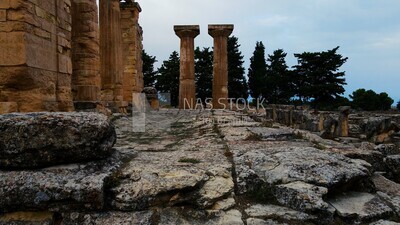 drone footage of the Cyrene archaeological site, Cyrenaica, Libya, history of Libya, landmarks in Libya