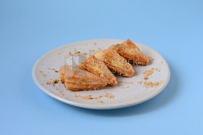 Baklava with cream in it, oriental Arabic sweets, Ramadan sweets