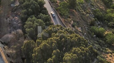 video of a sitting area beside trees on a mountain in Libya, Libya, history of Libya, landmarks in Libya