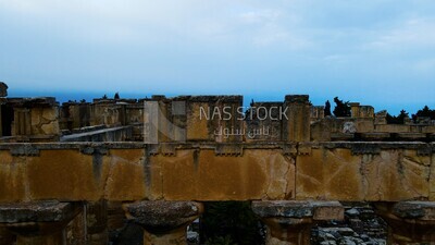 drone footage of the Temple of Zeus, Cyrene, Libya, history of Libya, landmarks in Libya