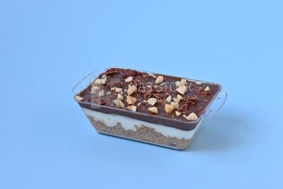 Kunafa Nutella on isolated background