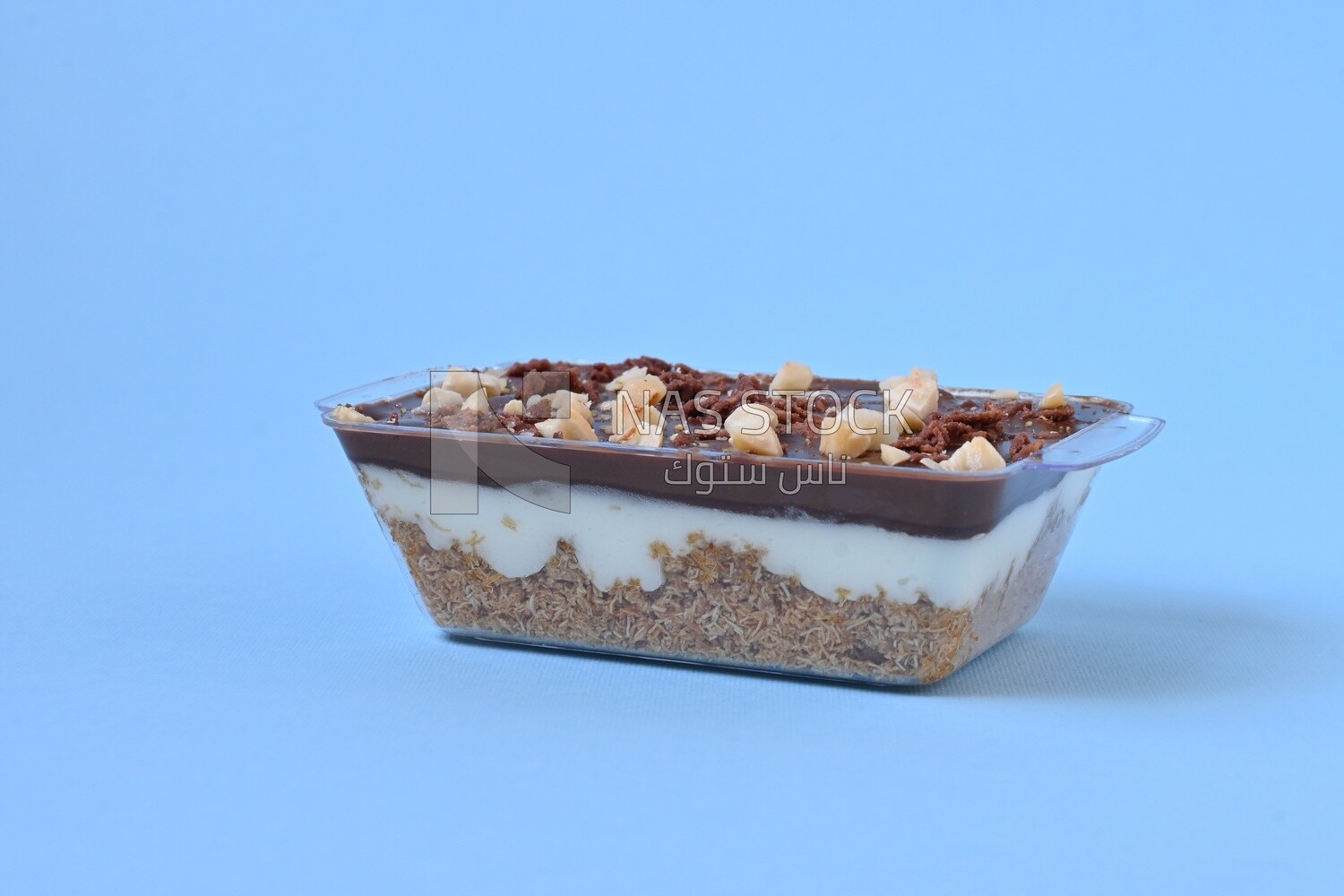 Kunafa Nutella on isolated background