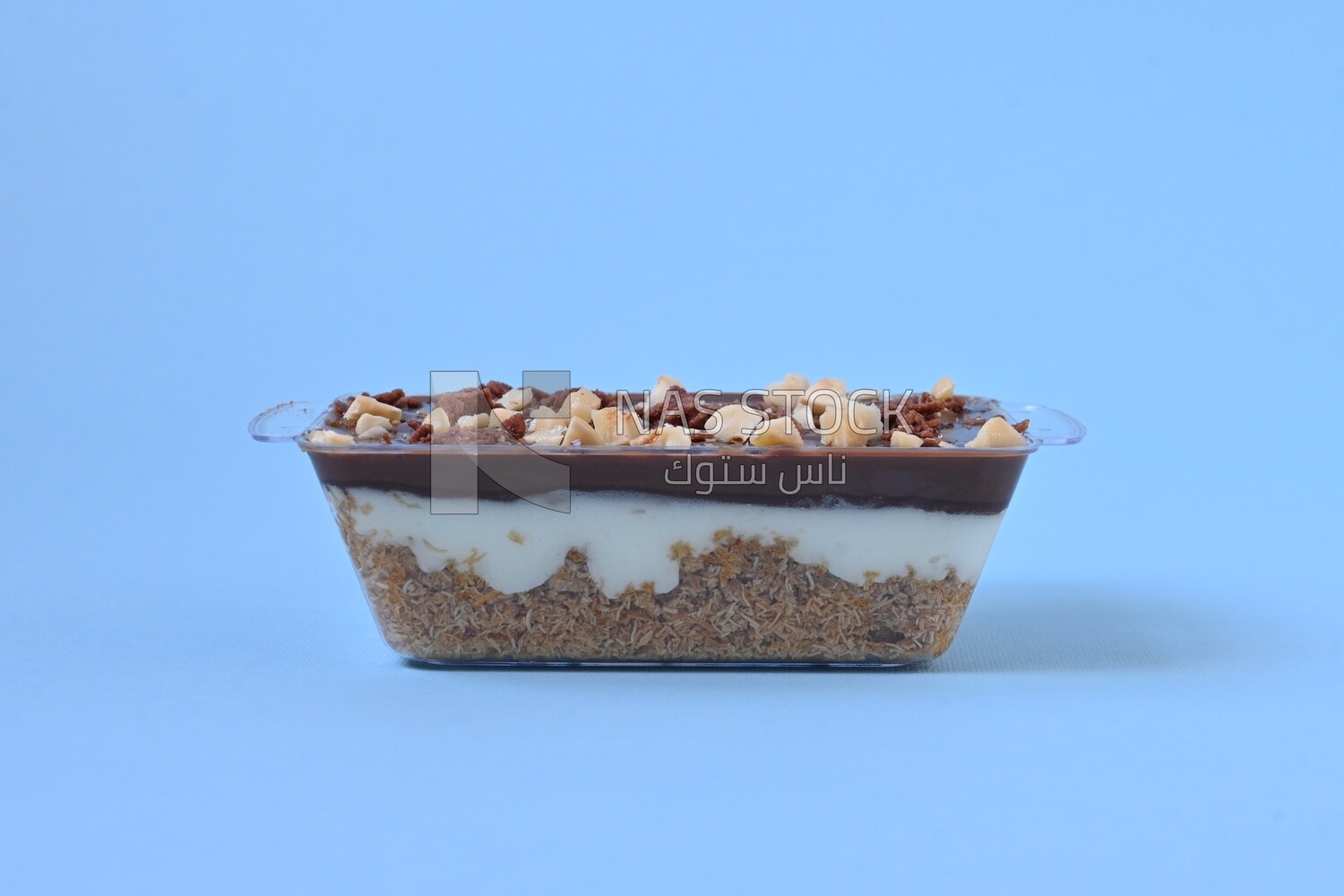 Kunafa Nutella on isolated background