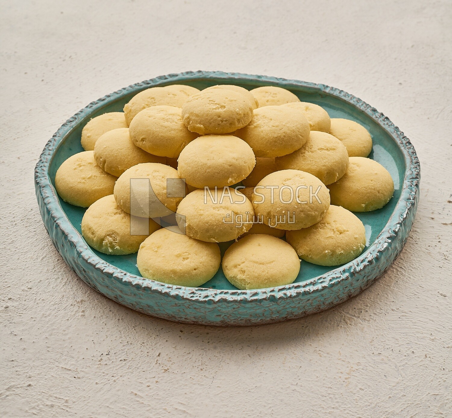 Ghorayeba sweets on an isolated background
