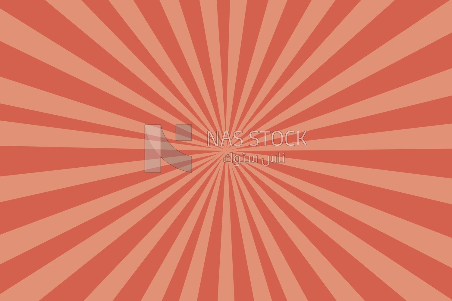 Red rays background