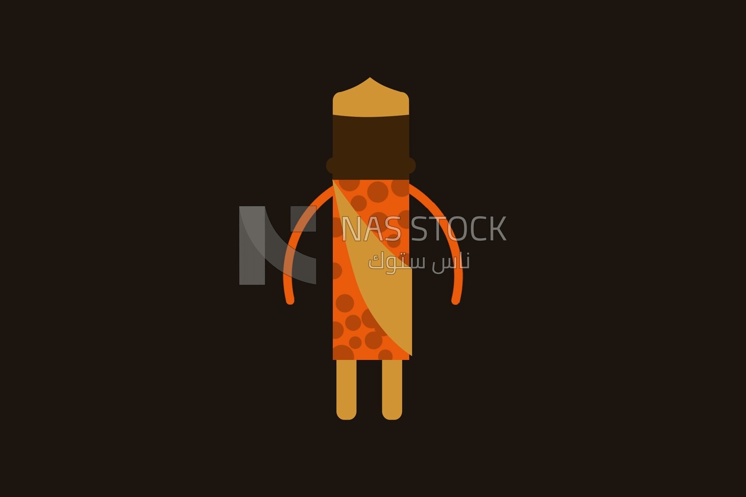 African man
