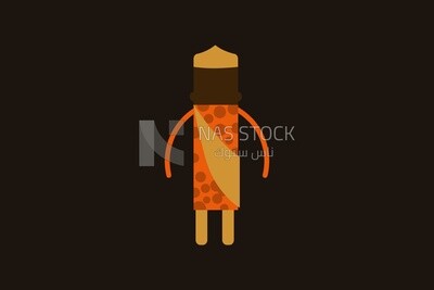 African man