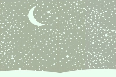 Stars and moon background