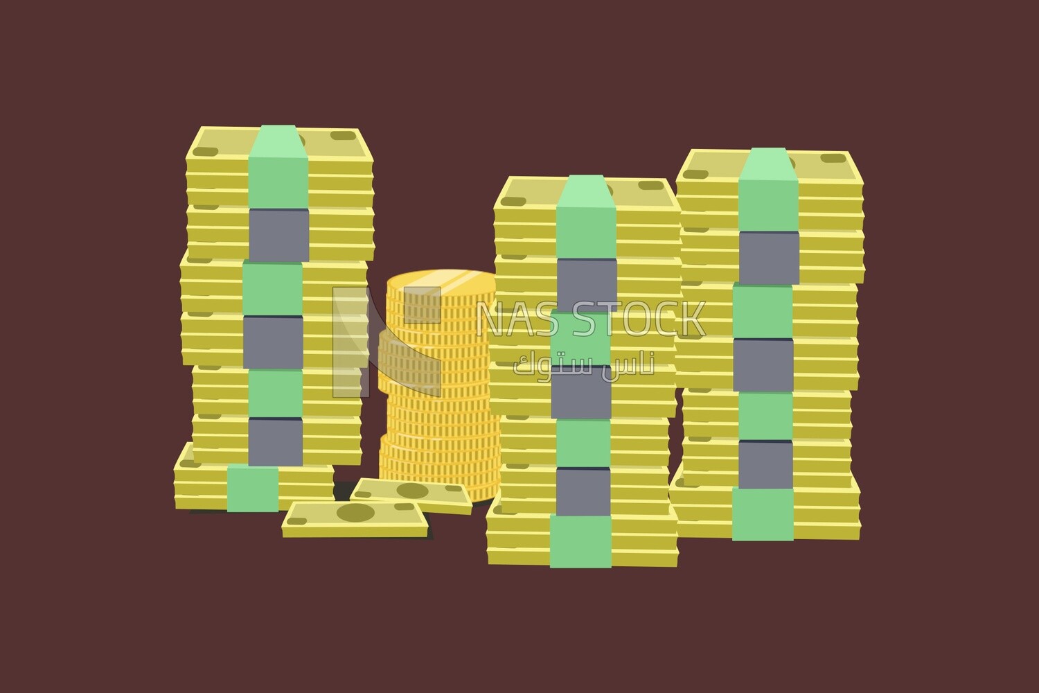 Stack money