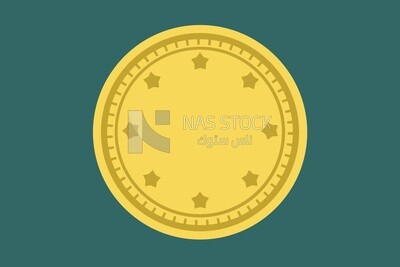 Golden coin
