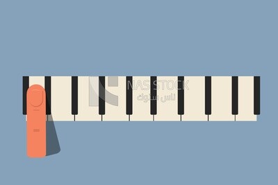 Piano keys
