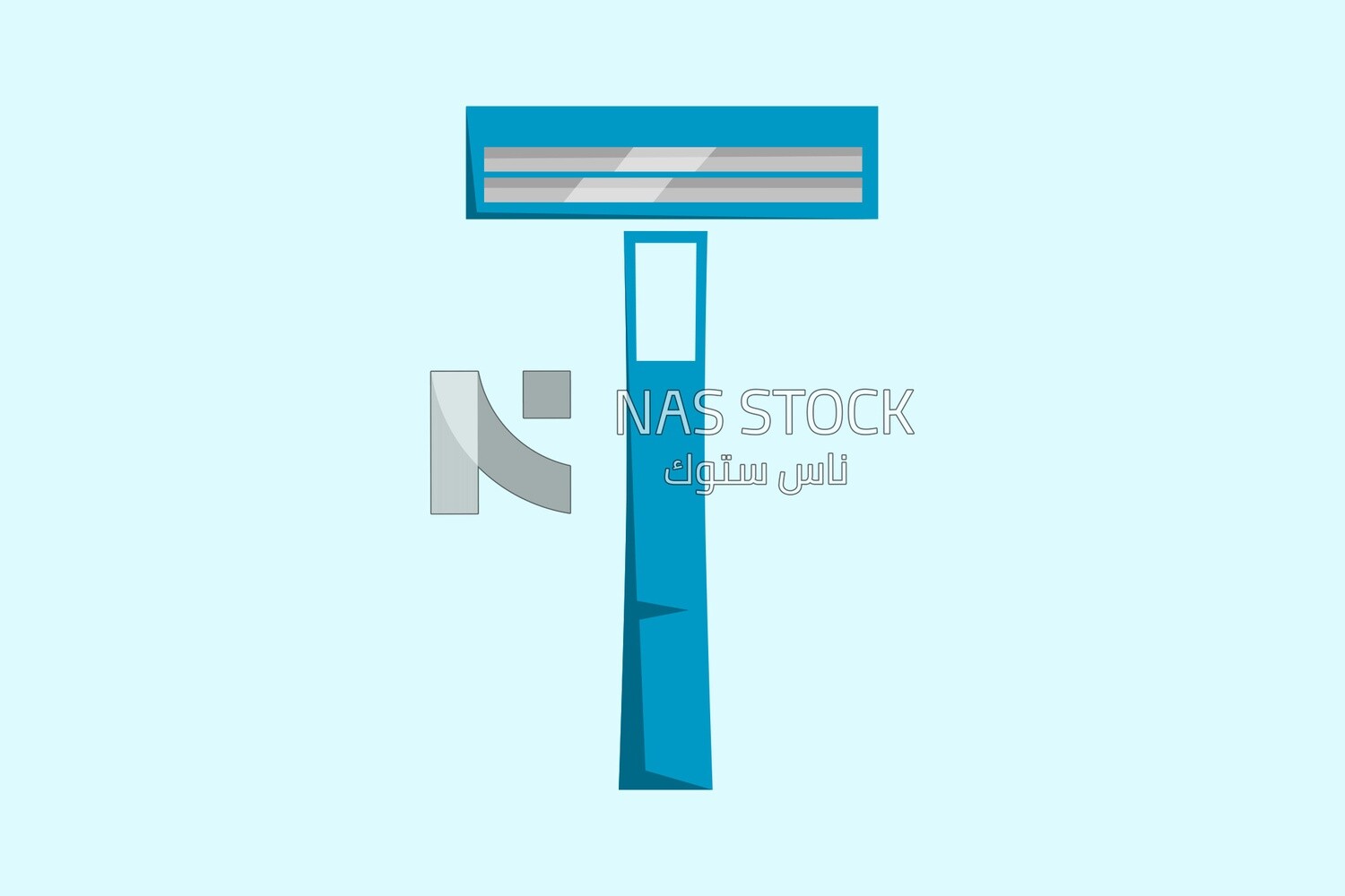 A razor blade