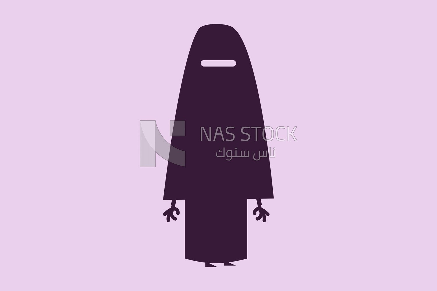 Veiled woman