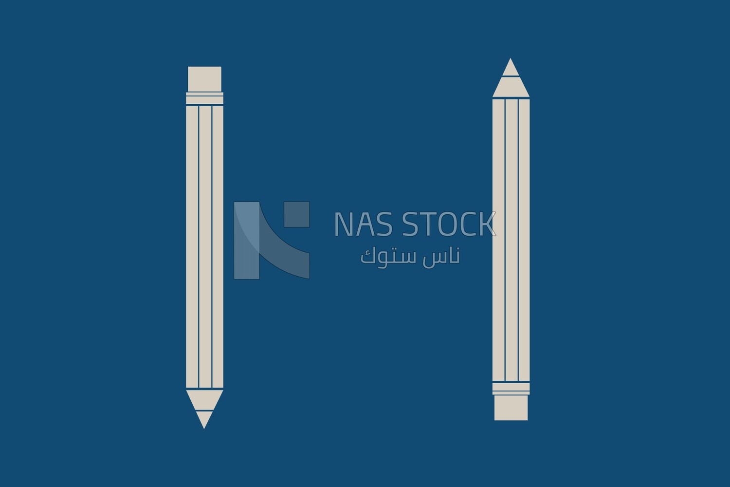 Two pencil