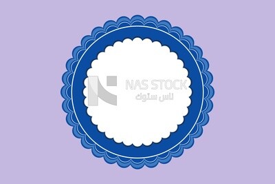 دائرة زرقاء