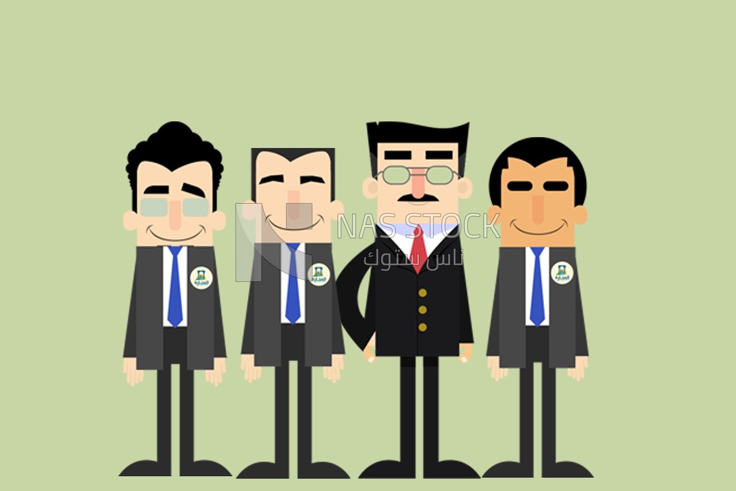 A group of businessmen