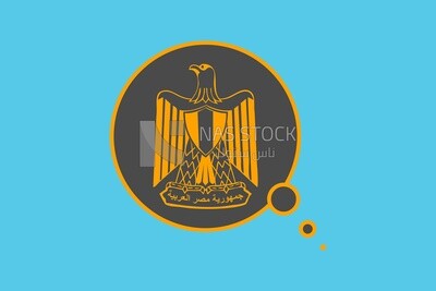 Egypt flag eagle icon