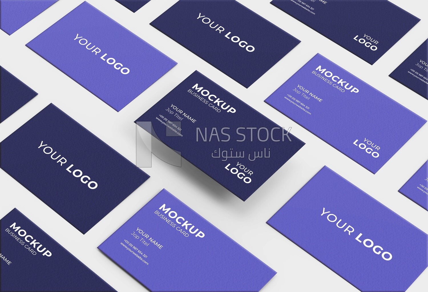 Mockup for Business Card &quot;Front &amp; Back&quot;
