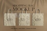 mockup for Shopping tote bag