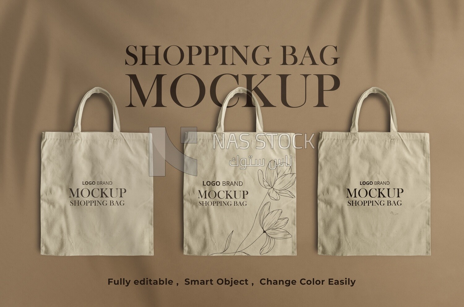 mockup for Shopping tote bag