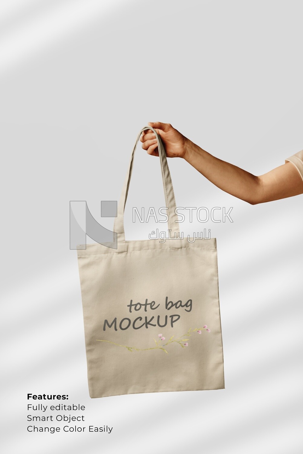 mockup for Shopping tote bag