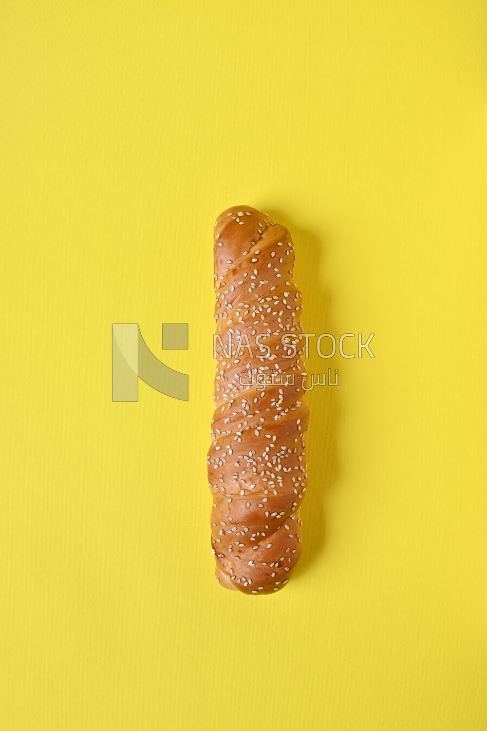 Fino bread with sesame seeds, fast food, Arabic restaurants, delicious food