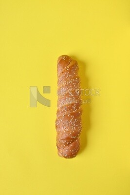 Fino bread with sesame seeds, fast food, Arabic restaurants, delicious food