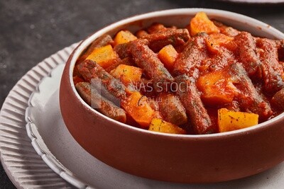 Rice kofta with potatoes, Egyptian traditional food