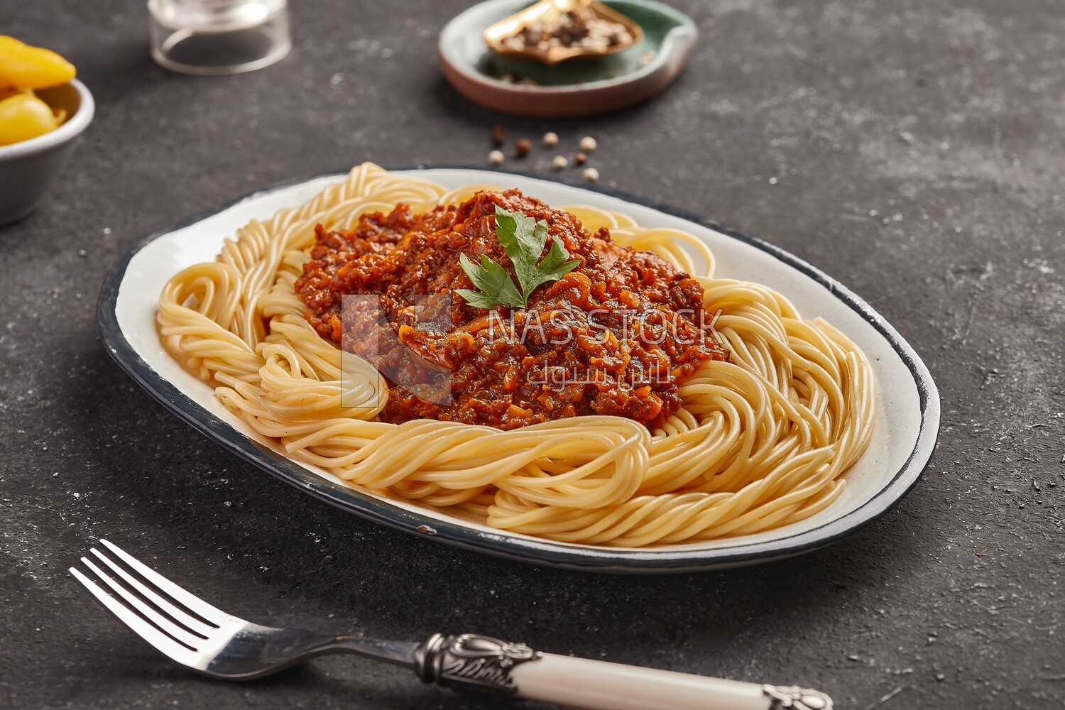 Spaghetti  with minced meat