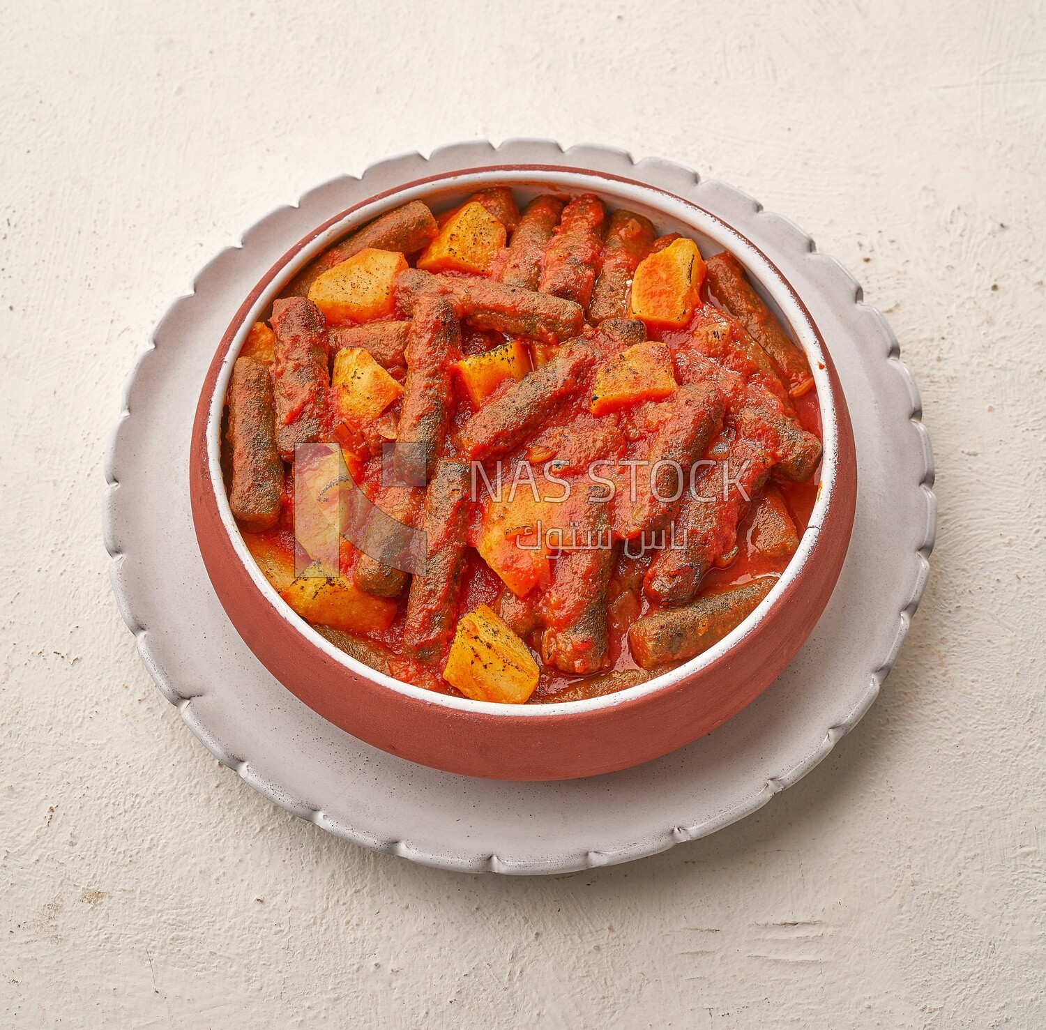 Rice kofta with potatoes, Egyptian traditional food