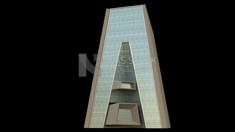 3D Model of the new tower of the Central Bank of Kuwait