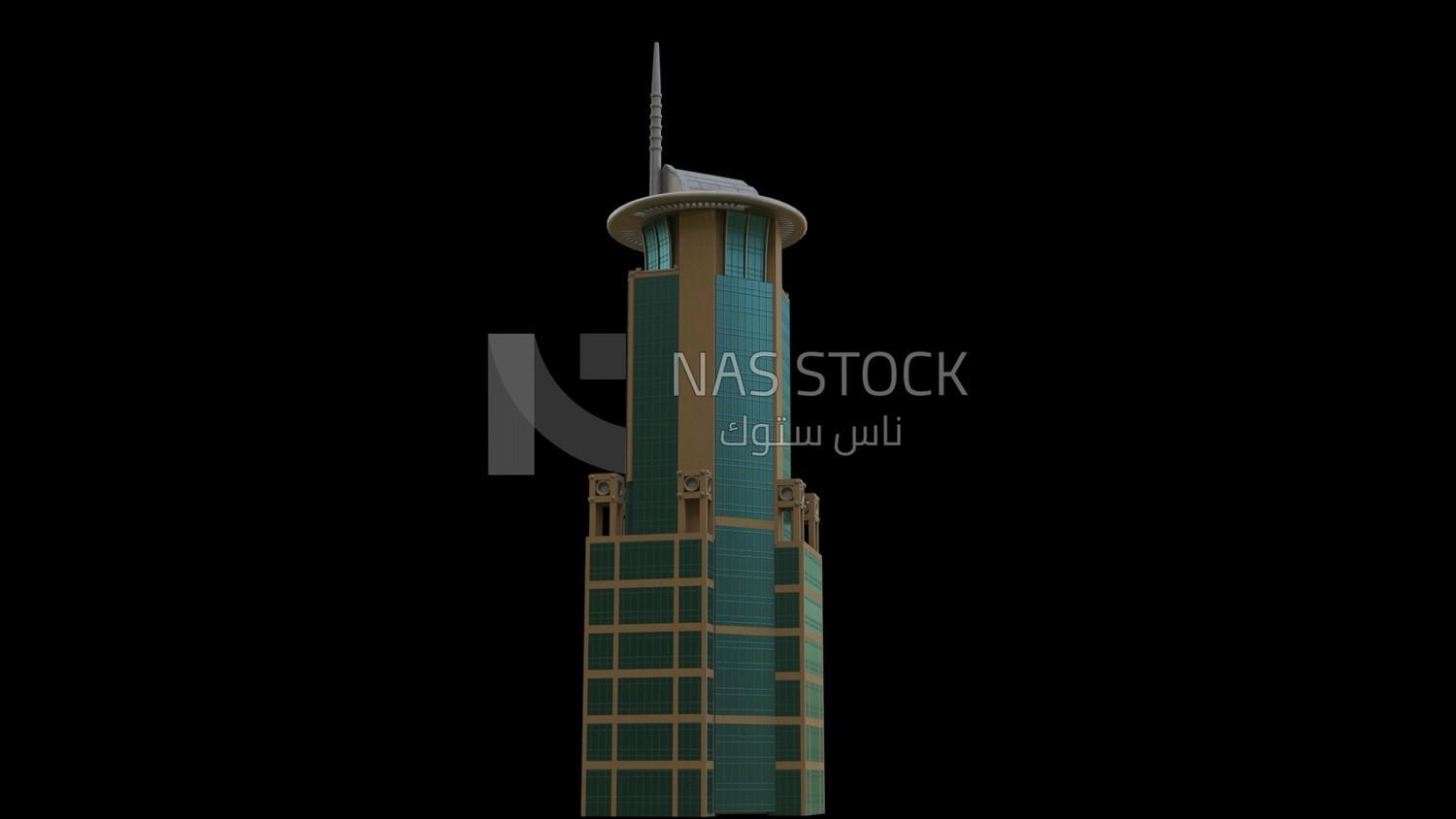 3D Model of Dar Al Awadi tower in Kuwait