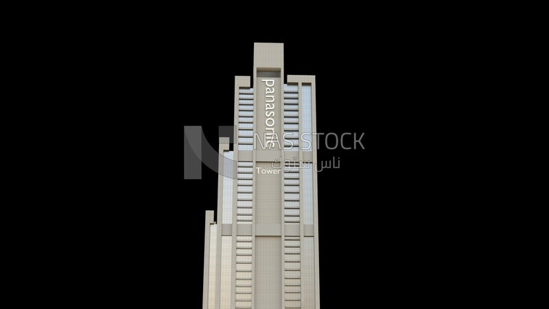 3D Model of the Panasonic Tower in Kuwait