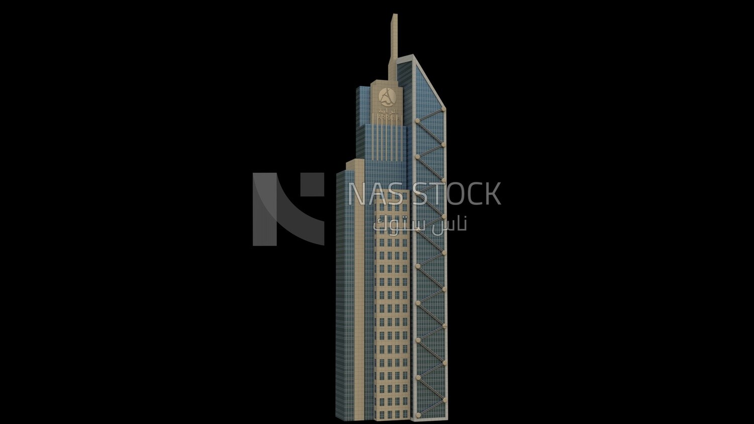 3D Model of Arraya Tower in Kuwait