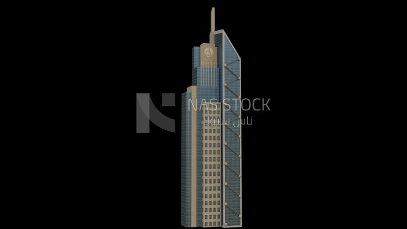 3D Model of  Arraya Tower in Kuwait