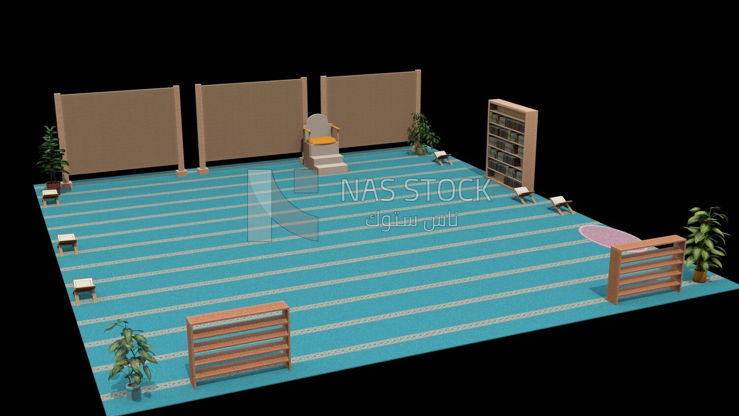 3D model of the mosque