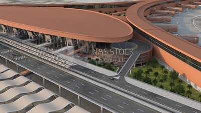 3D Model of King Abdulaziz International Airport