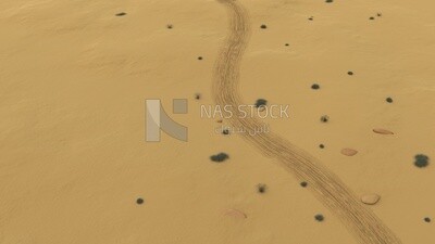 3D Model of desert sand